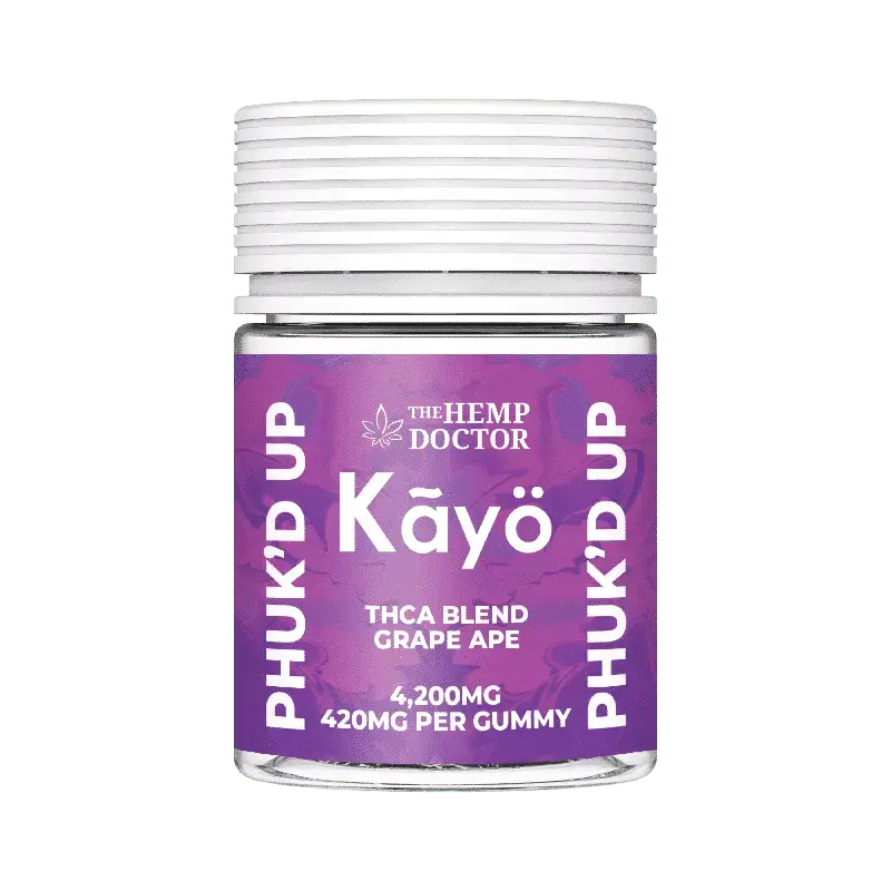 [Q-4260-02] Phuk'd Up 10ct Jar THC-A 4200MG (Grape Ape)