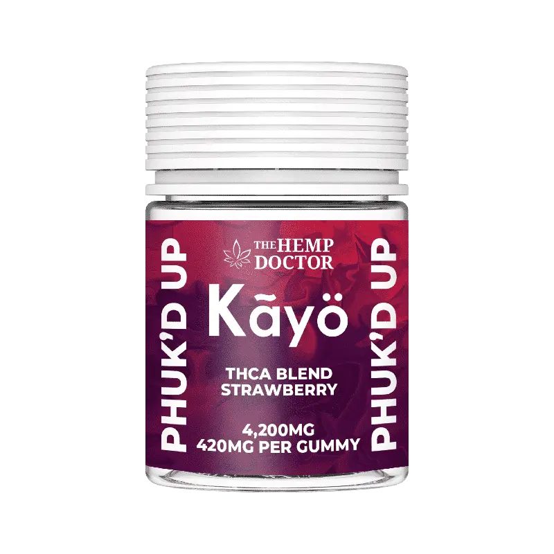 [Q-4260-04] Phuk'd Up 10ct Jar THC-A 4200MG (Strawberry Cough)