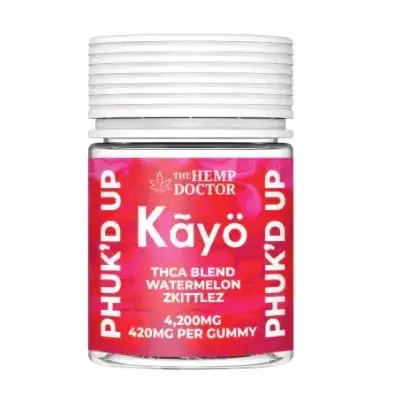 [Q-4260-06] Phuk'd Up 10ct Jar THC-A 4200MG (Watermelon Zkittlez)