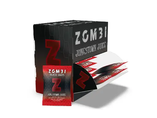 [Q-4271-02] ZOMBI Death Drop Gummies 9000mg 30pk display THC-P (Jonestonwn Juice)