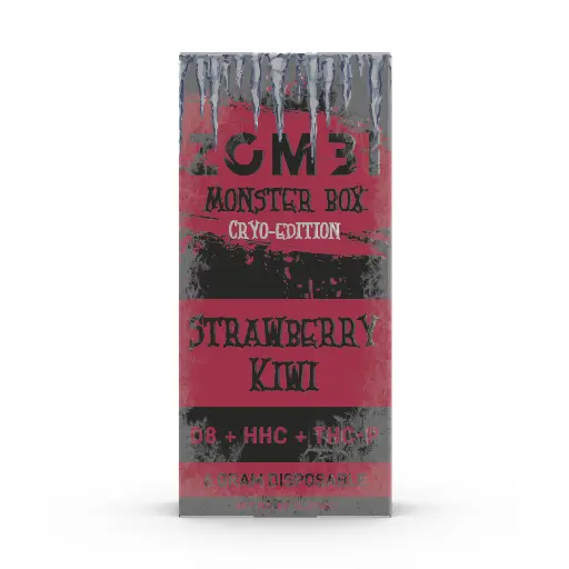 [Q-4266-08] ZOMBI 6g Monster Box Disposable D8 HHC THC-P (Strawberry Kiwi)