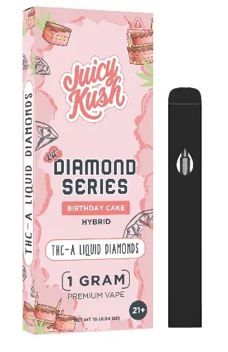 [Q-4257-03] JUICY KUSH 1g Disposable THC-A (Birthday Cake)