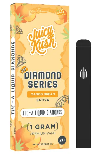 [Q-4257-04] JUICY KUSH 1g Disposable THC-A (Mango Dream)