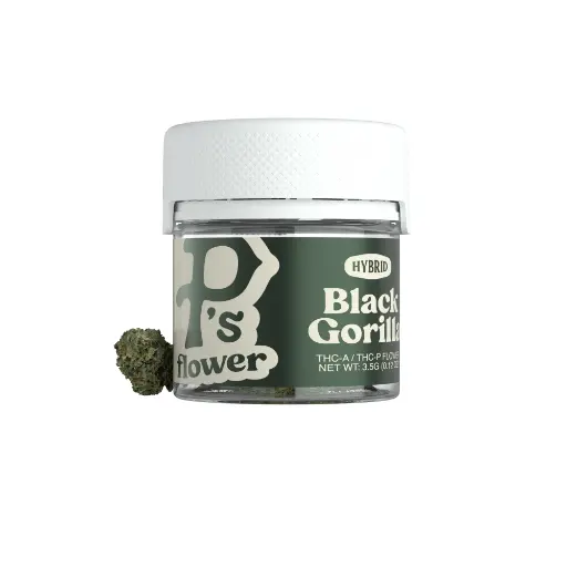 [T-1245-03] Pushin P Flower ThcA and Thc-P 3.5G (Black Gorilla Hybrid)