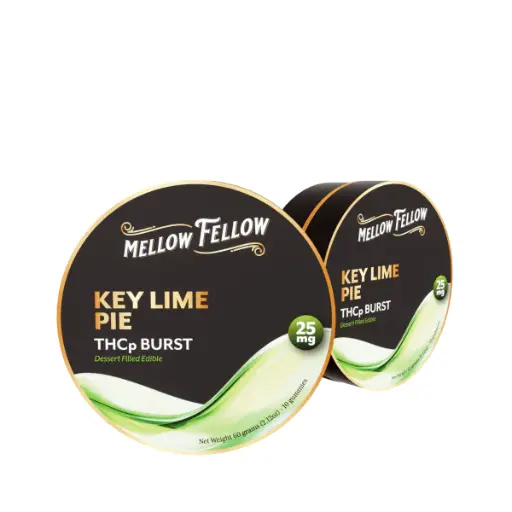 [T-1247-04] Mellow Fellow THCP Bursts Gummies - 25MG (KEY LIME PIE)