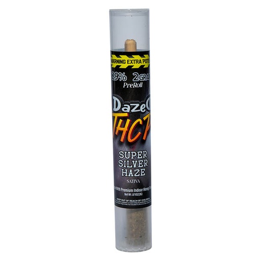 [T-1248-01] Dazed 2G Preroll THC-P 30CT Display (Super Silver Haze)