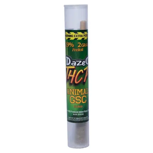 [T-1248-02] Dazed 2G Preroll THC-P 30CT Display (Animal CSC)