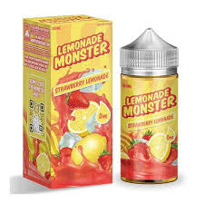 [Q-2726-14] LEMONADE MONSTER 100ML (3MG, Strawberry Lemonade)