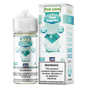 [Q-3093-23] POD JUICE 100ML (3MG, CLEAR SAPPHIRE)