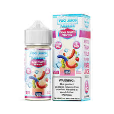 [Q-4319-12] POD JUICE FREEZE 100ML (6MG, Sour Fruity Worms)