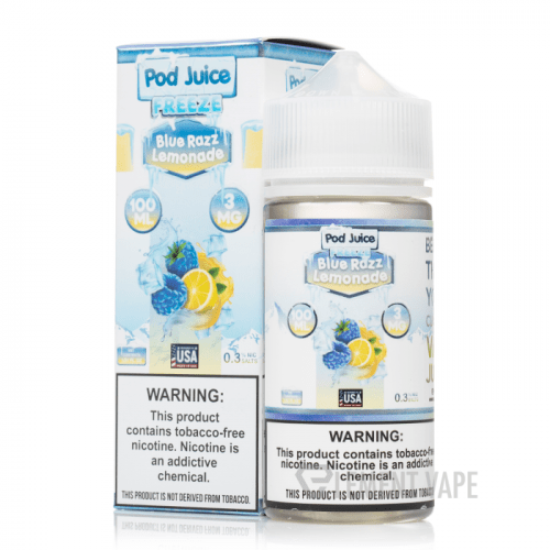 [Q-4319-15] POD JUICE FREEZE 100ML (3MG, Blue Razz Lemonade)