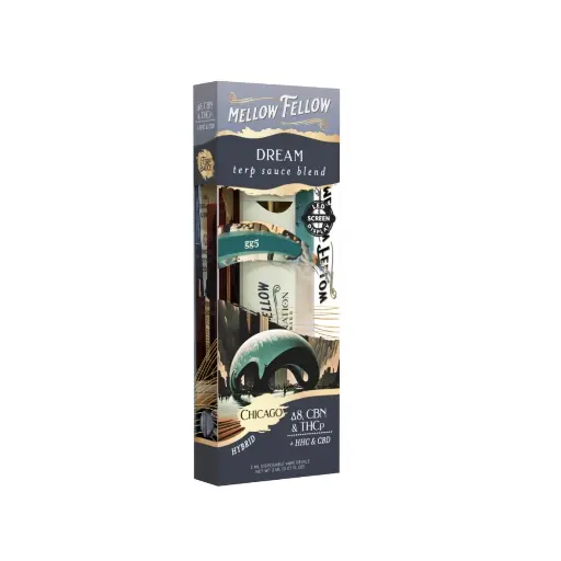 [Q-4322-04] Mellow Fellow 2ML Disposable Terp With Screen 6PK a Box (GG5)
