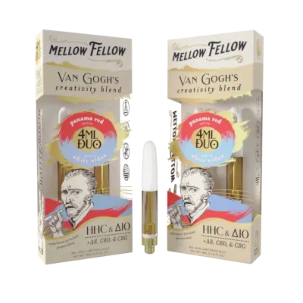 [Q-4328-02] Mellow Fellow 4ML Cart Duo  6PK a Box (Panama red x White Widow)