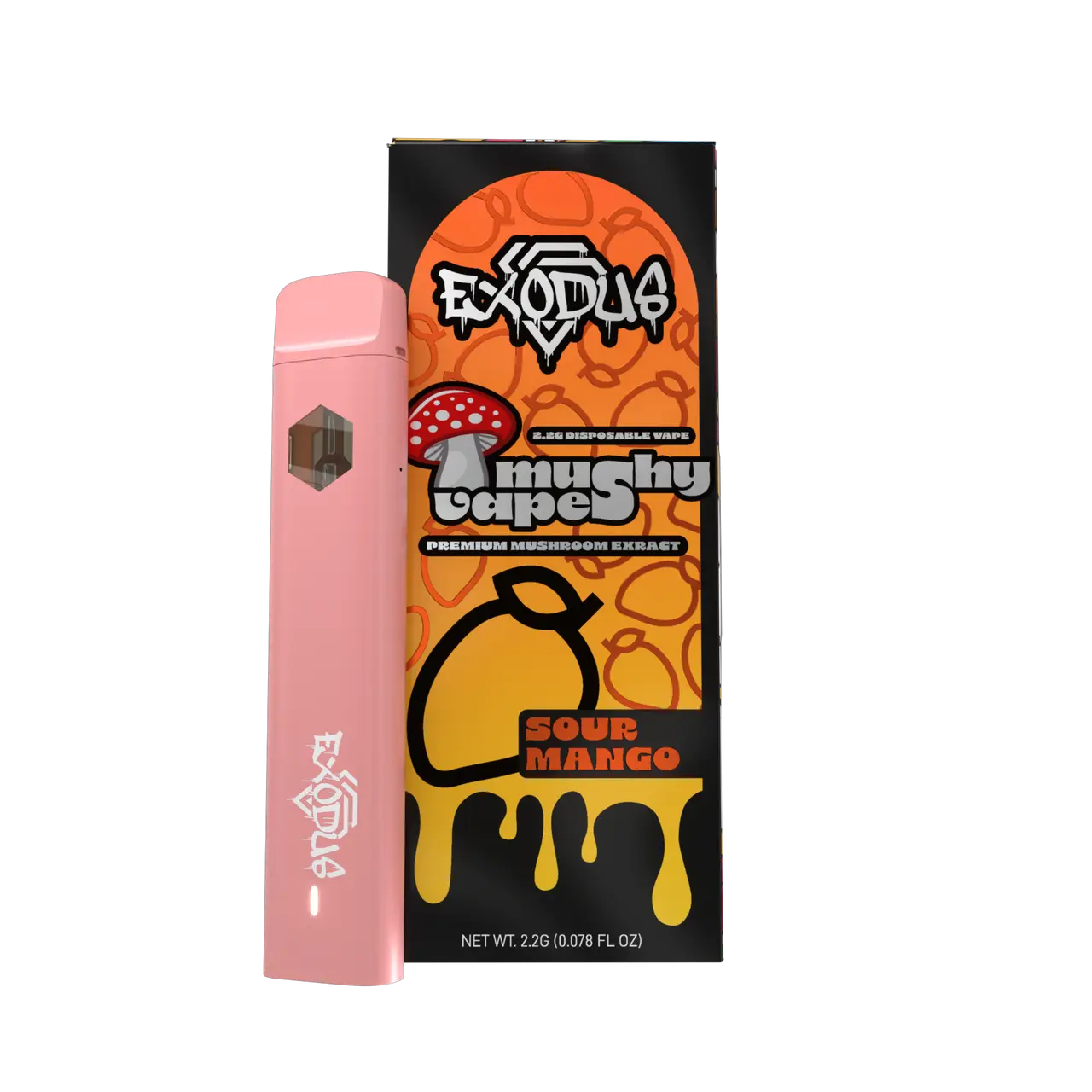 [Q-4331-03] EXODUS Mushroom Disposable Vape 2.2G (Sour Mango)