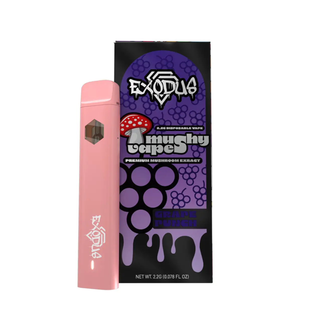 [Q-4331-07] EXODUS Mushroom Disposable Vape 2.2G (Grape Punch)