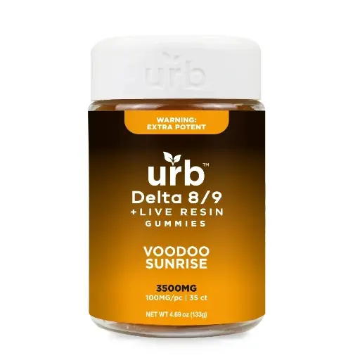 [T-1127-11] LIFTED MADE URB 3500MG D8/D9 GUMMIES (Voodoo Sunrise)