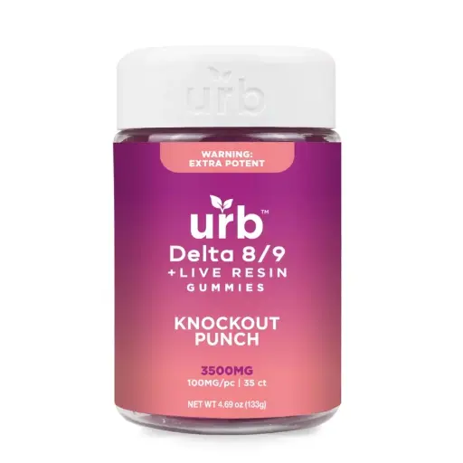 [T-1127-12] LIFTED MADE URB 3500MG D8/D9 GUMMIES (Knockout Punch)