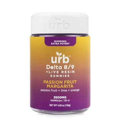 [T-1127-03] LIFTED MADE URB 3500MG D8/D9 GUMMIES (Passionfruit Margarita)