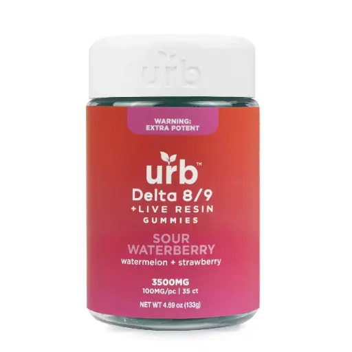 [T-1127-04] LIFTED MADE URB 3500MG D8/D9 GUMMIES (Sour Waterberry)