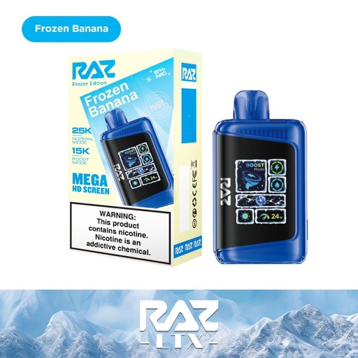 [Q-4474-03] Raz LTX 25K 20ML FROZEN (Frozen Banana)