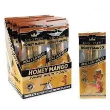 [Q-4546-08] KING PALM CONES MINI 2PK 20CT  (Honey Mango)