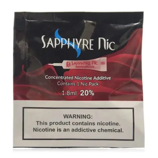 [Q-3295] SAPPHYRE NIC 1.8ML CONCENTRATED NICOTINE ADDITIVE DISPLAY OF 50  (%20-)