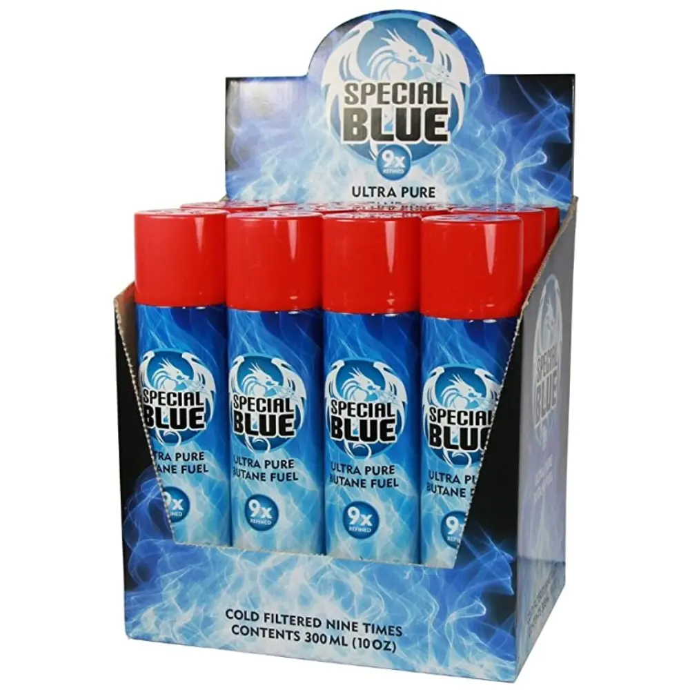 [Q-3605] SPECIAL BLUE BUTANE DISPLAYS OF 12PK  (9X 300ML)