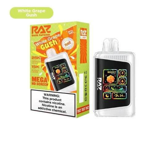 [Q-4712-01] Raz LTX 25K Gush Edition (White Grape Gush)