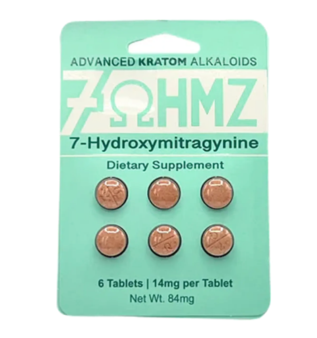 [Q-4715-01] 7-OHMZ KRATOM14Mg  20 PER BOX (6 PK)