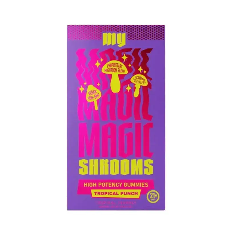 [Q-4380-04] MY MAGIC MUSHROOM GUMMIES 10PC 6PK Display (Tropical Punch)