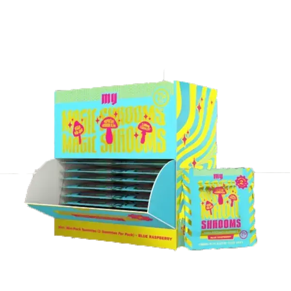 [Q-4362-05] MY MAGIC MUSHROOM GUMMIES MINI 2PK 30CT (Blue Raspberry)