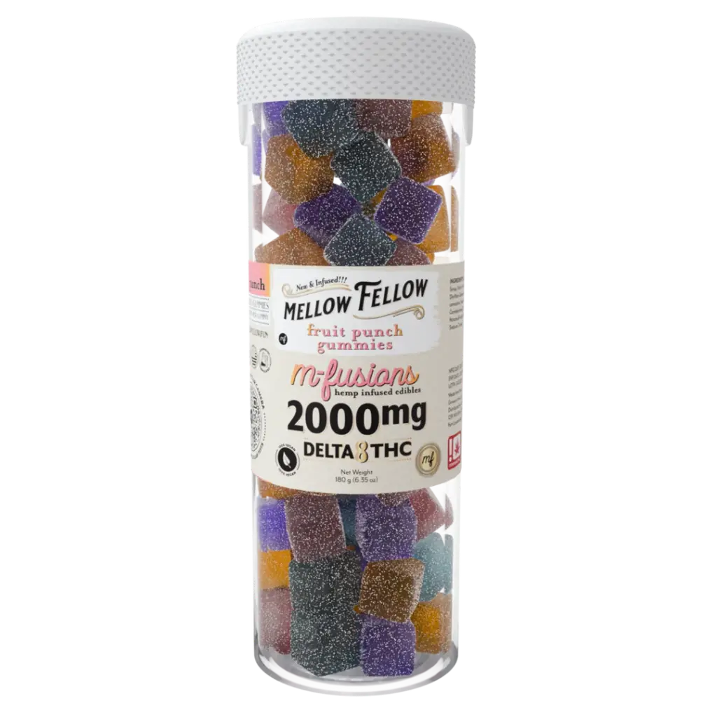 MELLOW FELLOW DELTA 8 M-FUSION EDIBLES 2000MG