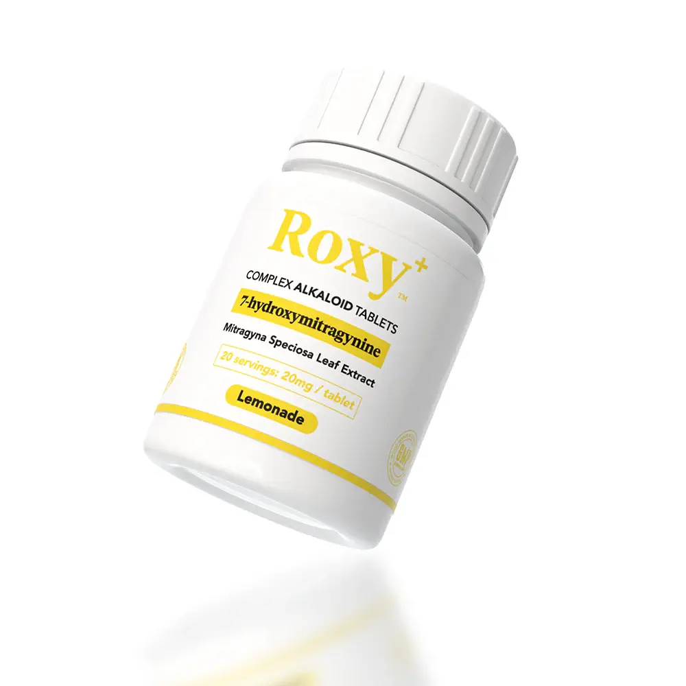 [Q-4227-06] Roxy Complex Alkaloid 7-hydroxymitragynine Tablets (10Ct Per Jar Lemonade 200MG)