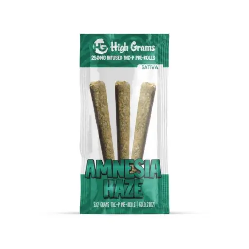 [T-1264-05] High Grams 3PC Preroll 6G THC-P (White Grape)