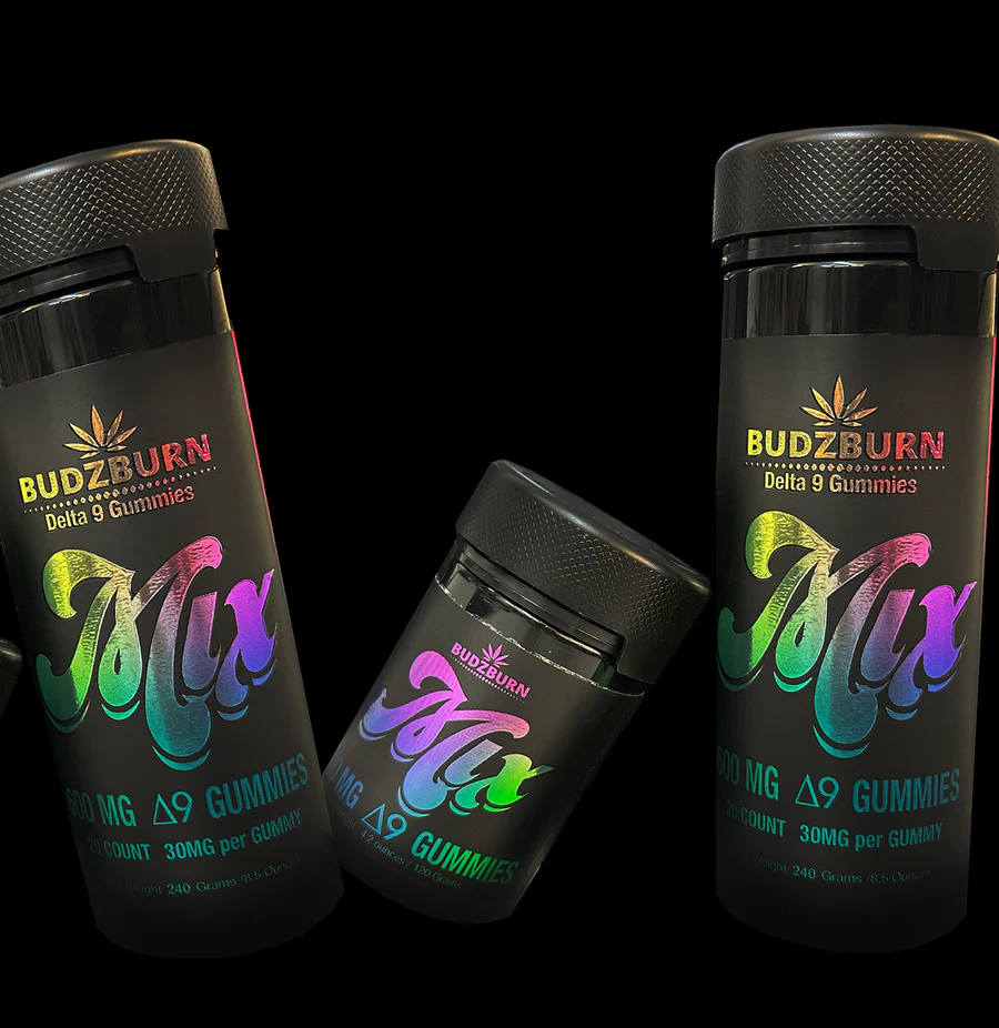 Budz Burn Delta 9 Gummies Jar