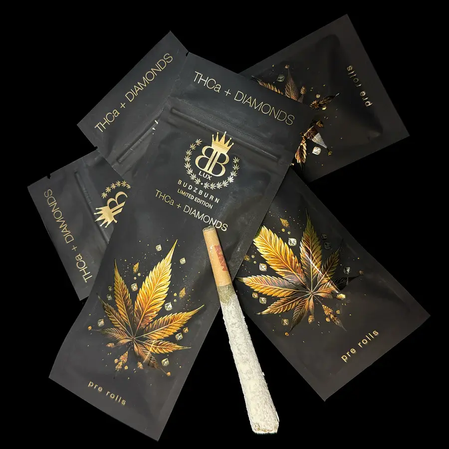 [Q-4772-01]  Budz Burn 2G Diamond Dipped Pre-Roll - 10ct Box (Sativa)
