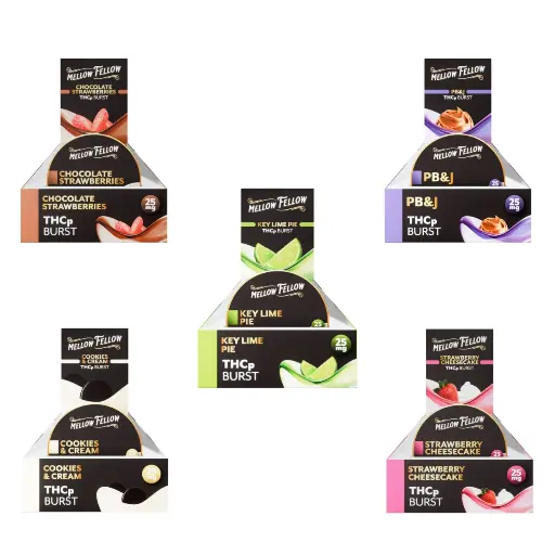[Q-4795-05] Mellow fellow 2.5MG THC-P Bursts Gummies  (PB & J)