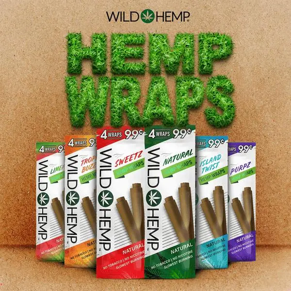 [Q-4070-13] WILD HEMP WRAPS (White Grape)