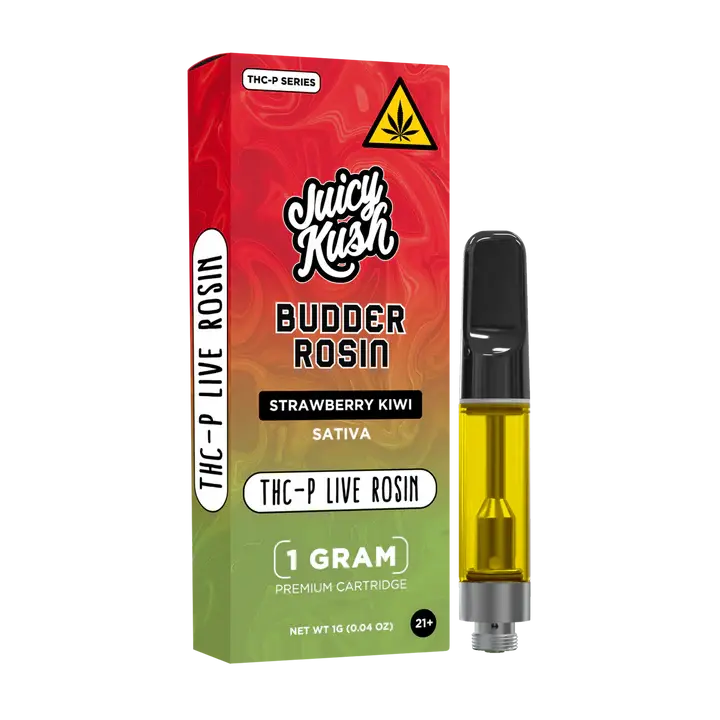[Q-4802-01] JUICY KUSH 1G Cartridges THC-P 5PK a BOX (Strawberry Kiwi)