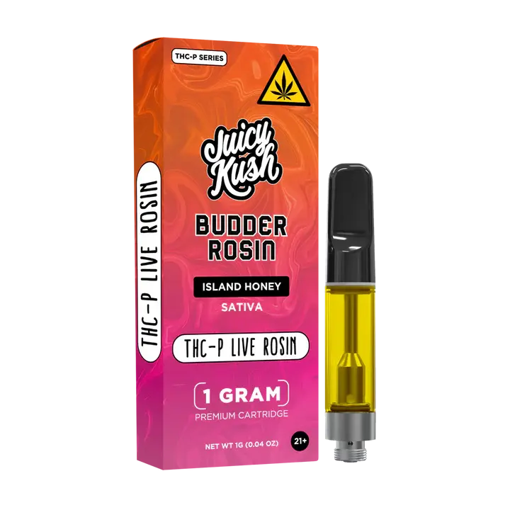 [Q-4802-04] JUICY KUSH 1G Cartridges THC-P 5PK a BOX (ISLAND HONEY)