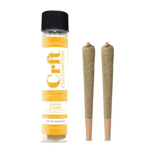[Q-4727-05] Crft Cultivation 2pk 1.5G Preroll 80MG THC-P 10Count (STAR FIGHTER)
