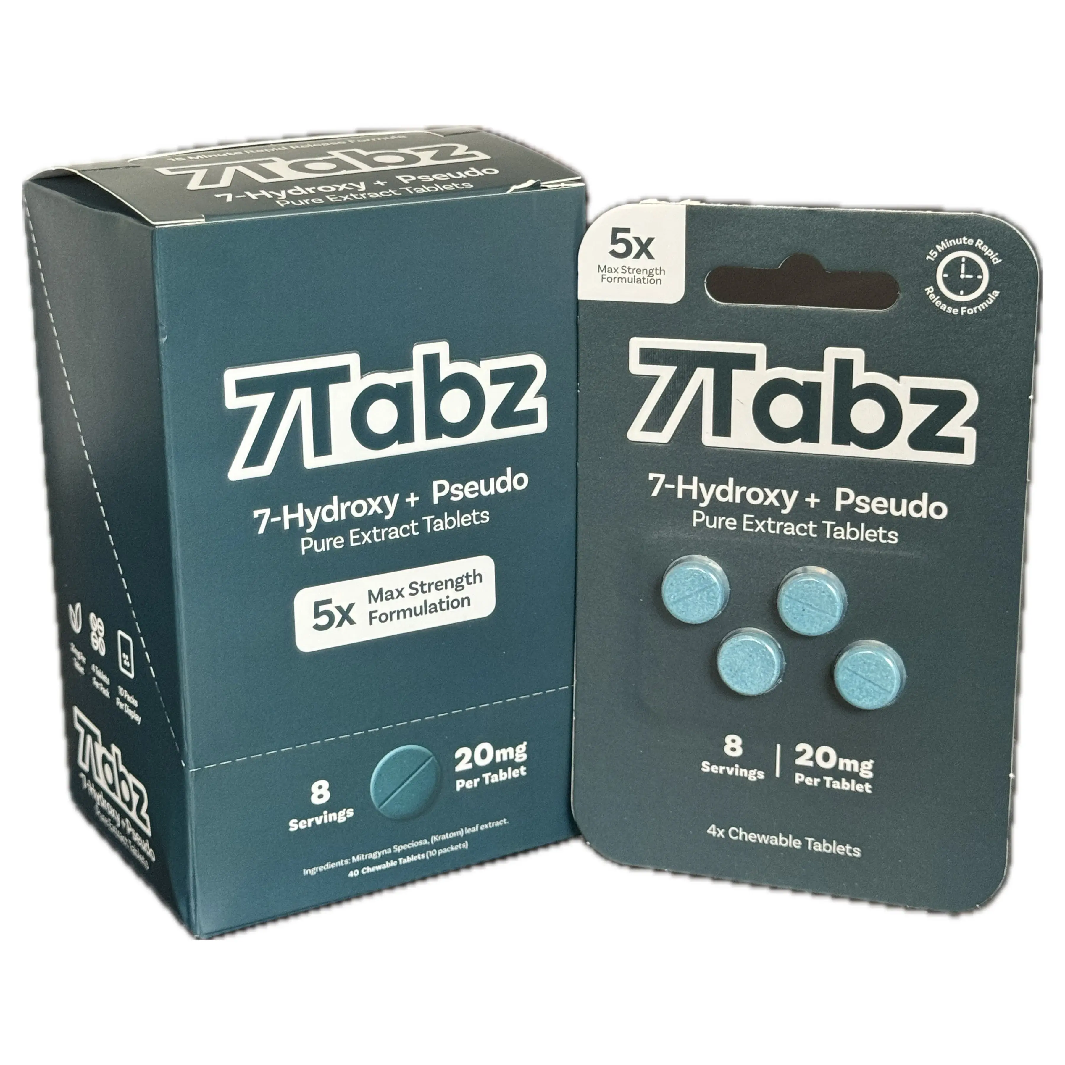 7TABZ 7-HYDROXY+PSEUDO PURE EXTRACT TABLETS