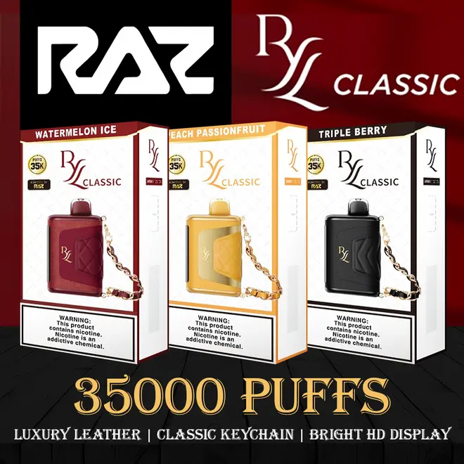 [Q-4742-10] RAZ RYL CLASSIC 35K PUFF DISPO (Rainbow)
