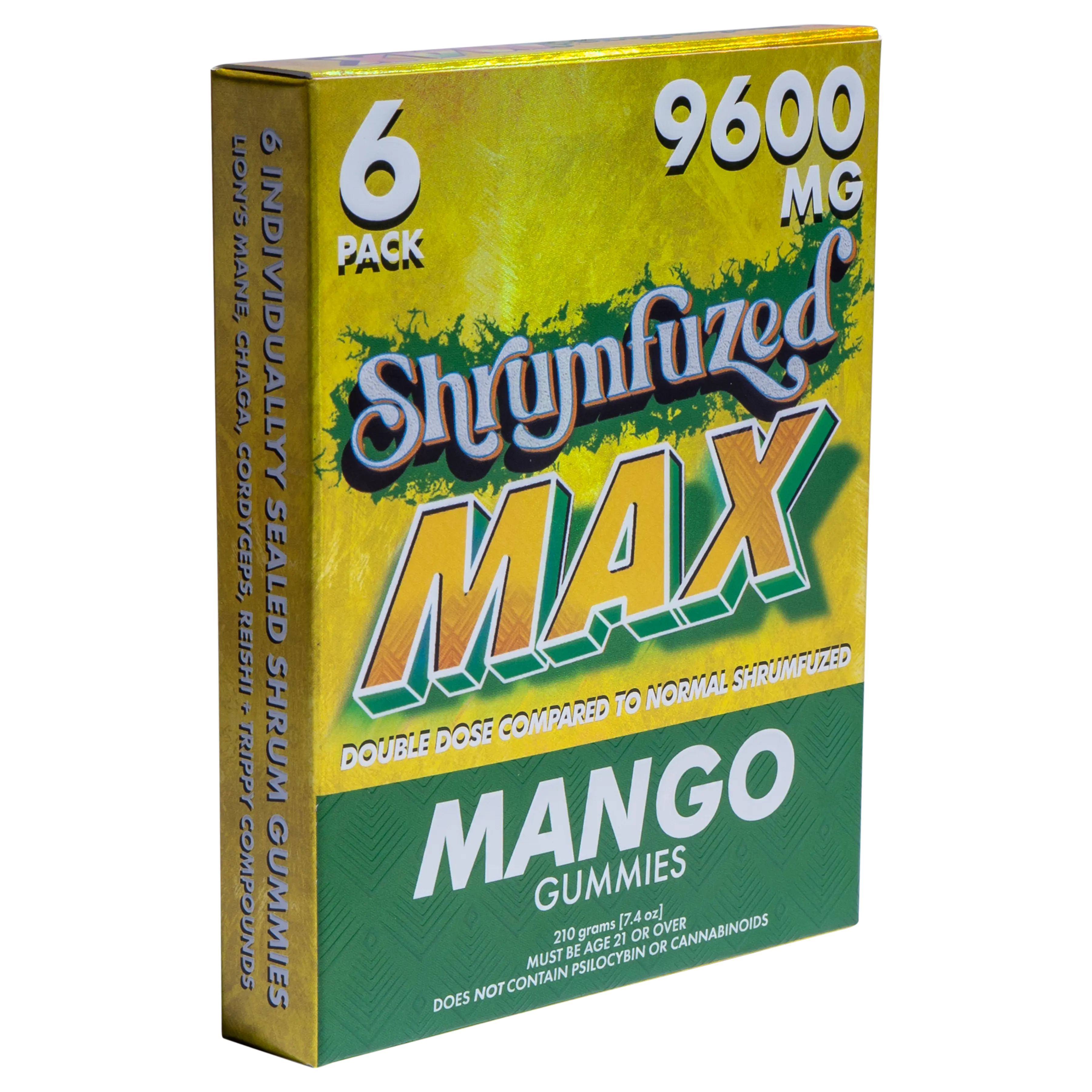 Shrumfuzed MAX 6PK Gummies 9600mg 5ct Display