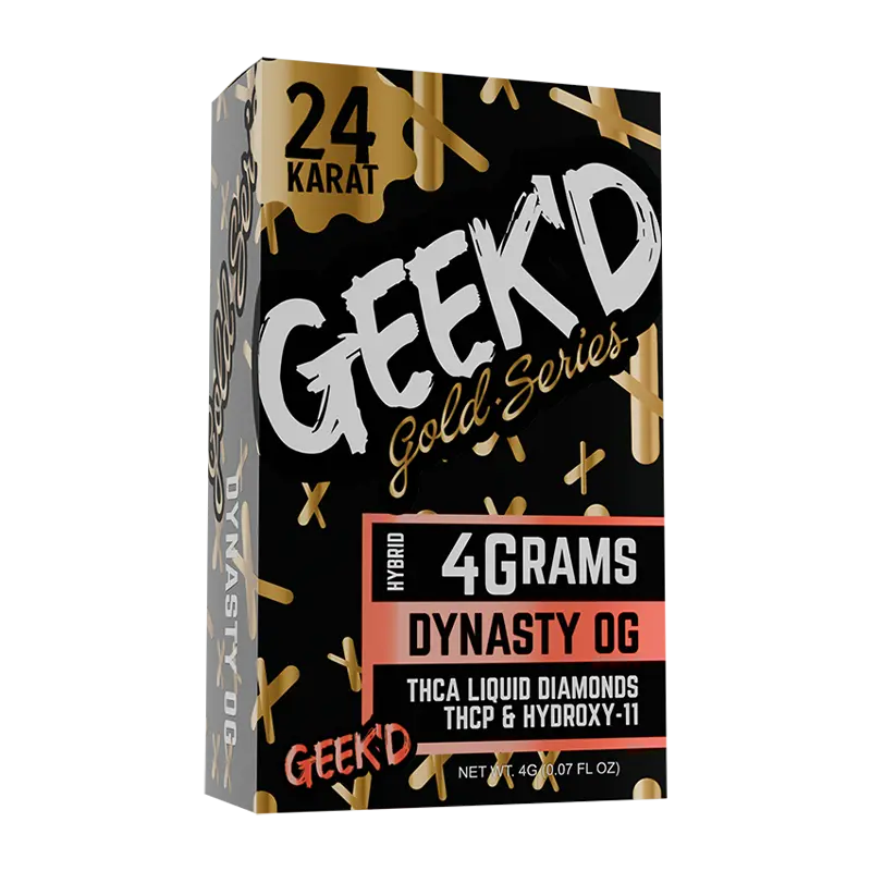 GEEK’D EXTRACTS GOLD SERIES 4 GRAM DISPOSABLE