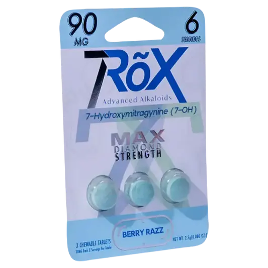[T-1326-03] 7ROX 7Hydroxy Tablets 50mg 3PK (Apple Mint)