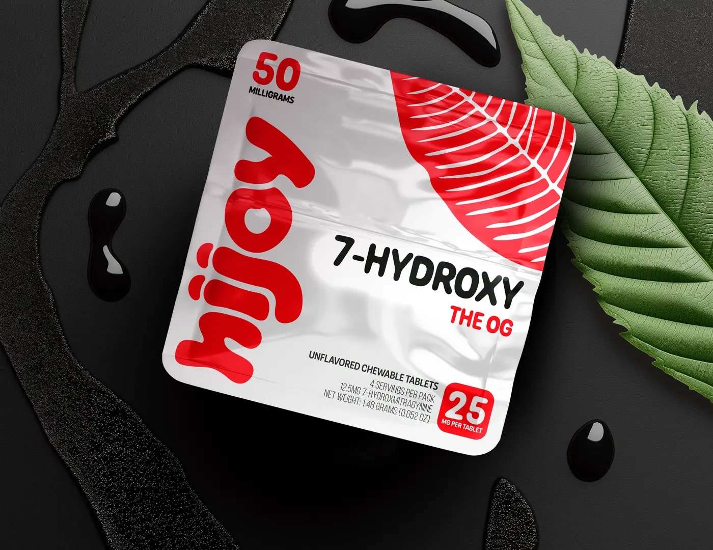 [T-1328-04] Hijoy 7-Hydroxy 40mg 4cap 10ct (THE OG)