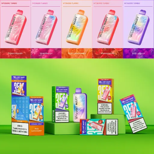 [T-1333-01] LOST MARY MT35000 5CT 18ML (PINK LEMONADE)