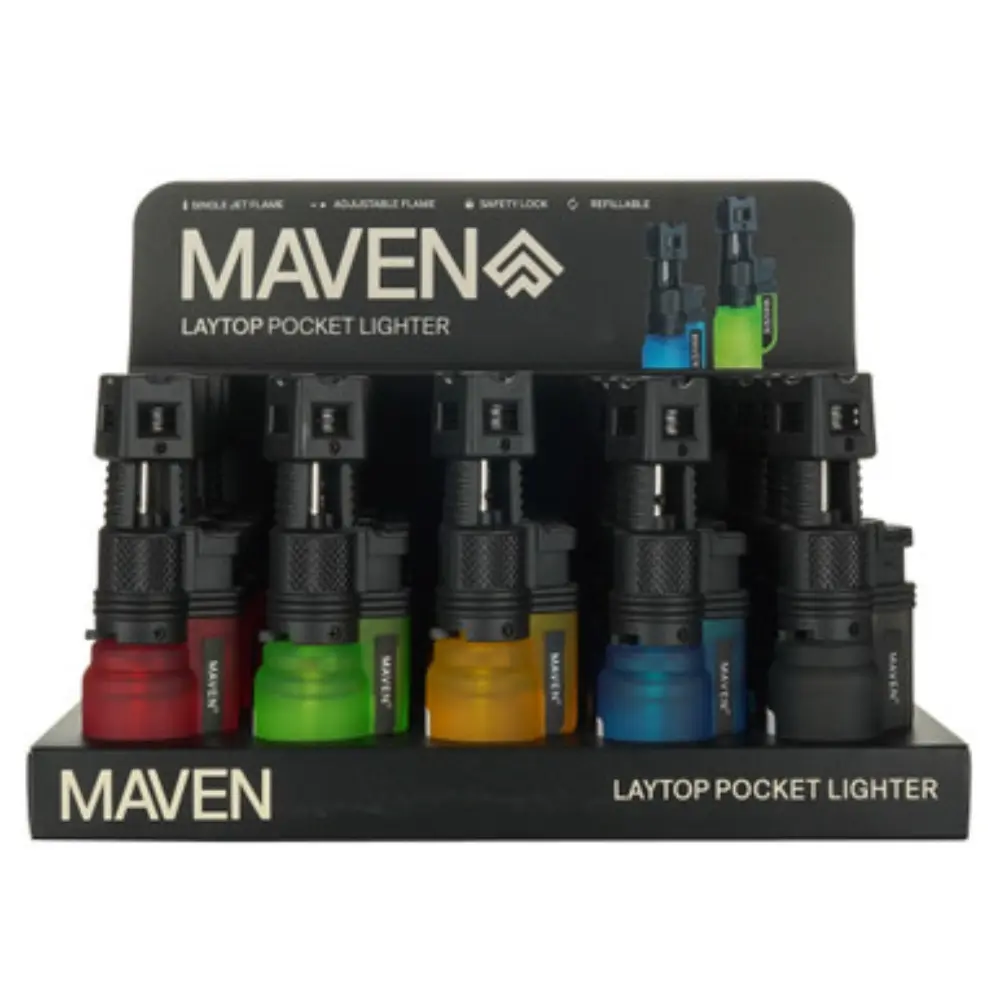 [Q-2808-01] MAVEN TORCH LAYTOP 20CT (Transparent)