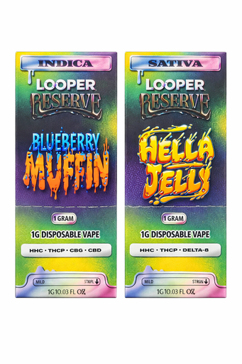 [T-1349-02] LOOPER Reserve 1G Disposables 5ct (Hella Jelly)